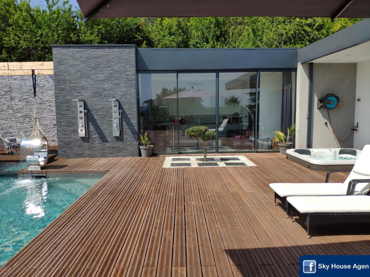 Sky House Détente Avec Jacuzzi Sauna Hammam Appartement Agen