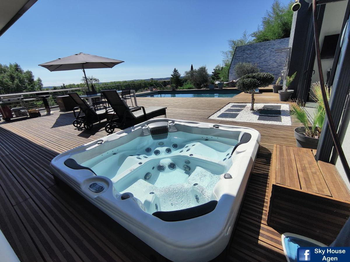 Sky House Détente Avec Jacuzzi Sauna Hammam Appartement